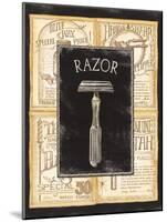 Grooming Razor-Charlene Audrey-Mounted Art Print