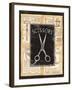 Grooming Scissors-Charlene Audrey-Framed Art Print