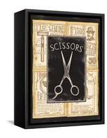 Grooming Scissors-Charlene Audrey-Framed Stretched Canvas