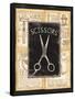 Grooming Scissors-Charlene Audrey-Framed Stretched Canvas