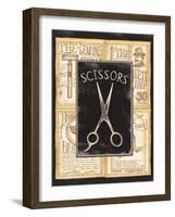 Grooming Scissors-Charlene Audrey-Framed Art Print