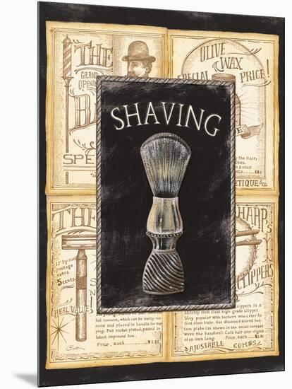 Grooming Shaving-Charlene Audrey-Mounted Art Print