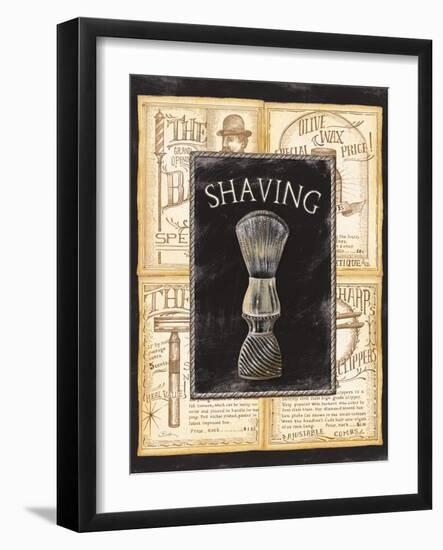 Grooming Shaving-Charlene Audrey-Framed Art Print