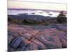 Grooves in the Granite on Summit of Cadillac Mountain, Acadia National Park, Maine, USA-Jerry & Marcy Monkman-Mounted Photographic Print