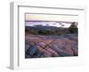 Grooves in the Granite on Summit of Cadillac Mountain, Acadia National Park, Maine, USA-Jerry & Marcy Monkman-Framed Photographic Print