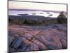 Grooves in the Granite on Summit of Cadillac Mountain, Acadia National Park, Maine, USA-Jerry & Marcy Monkman-Mounted Photographic Print