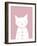 Groovy Cat - Mini-Lottie Fontaine-Framed Art Print