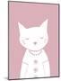 Groovy Cat - Mini-Lottie Fontaine-Mounted Art Print