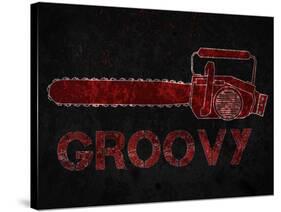 Groovy Chainsaw-null-Stretched Canvas