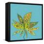 Groovy Lotus-Jan Weiss-Framed Stretched Canvas