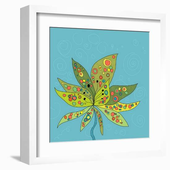 Groovy Lotus-Jan Weiss-Framed Art Print