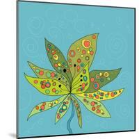 Groovy Lotus-Jan Weiss-Mounted Art Print