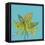 Groovy Lotus-Jan Weiss-Framed Stretched Canvas