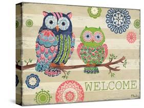 Groovy Owls I-Paul Brent-Stretched Canvas