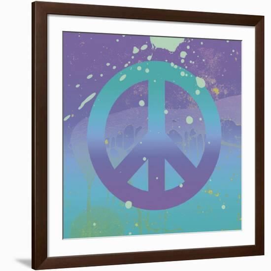 Groovy Peace-Erin Clark-Framed Art Print