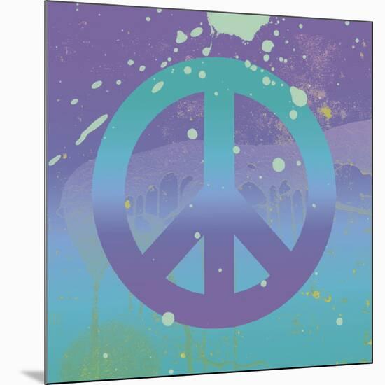 Groovy Peace-Erin Clark-Mounted Art Print