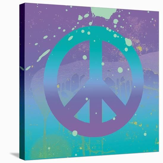 Groovy Peace-Erin Clark-Stretched Canvas