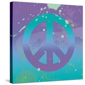 Groovy Peace-Erin Clark-Stretched Canvas