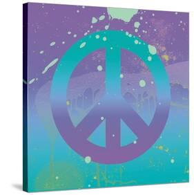 Groovy Peace-Erin Clark-Stretched Canvas