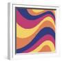 Groovy Waves-Andrea Buenfil-Framed Art Print