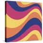 Groovy Waves-Andrea Buenfil-Stretched Canvas