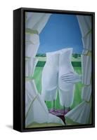 Groping Statues-Lincoln Seligman-Framed Stretched Canvas