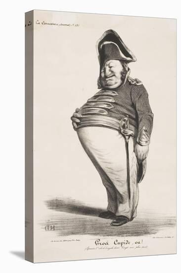 Gros Cupide, Va!-Honore Daumier-Stretched Canvas