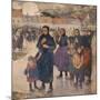 Gros temps au large, matelotes d'Etaples-Jules Adler-Mounted Giclee Print