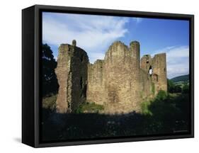 Grosmont, Ruined 13th Century Castle, Grosmont, Monmouthshire, Wales, United Kingdom-Jean Brooks-Framed Stretched Canvas