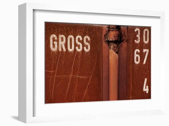 Gross-null-Framed Art Print