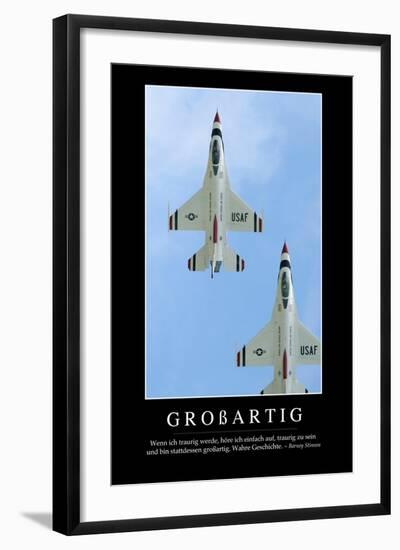 Großartig: Motivationsposter Mit Inspirierendem Zitat-null-Framed Photographic Print