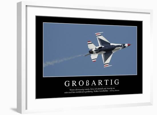 Großartig: Motivationsposter Mit Inspirierendem Zitat-null-Framed Photographic Print