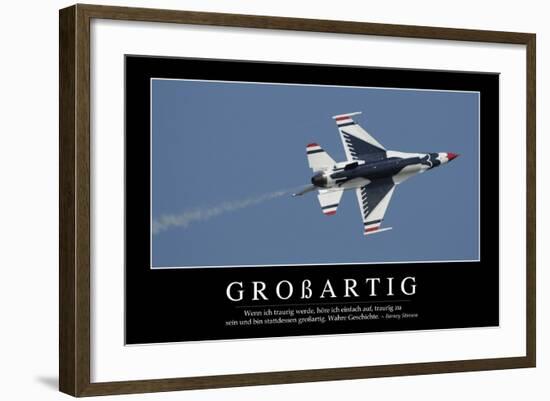 Großartig: Motivationsposter Mit Inspirierendem Zitat-null-Framed Photographic Print