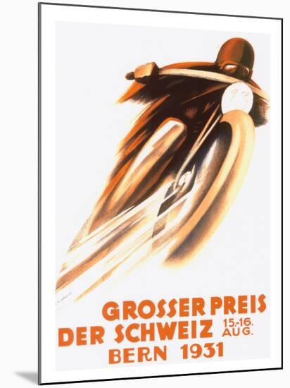 Grosser Preis Der Schweiz, Bern 1931-Ernst Ruprecht-Mounted Giclee Print