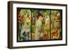 Grosser Zoologischer Garten Canvas.-August Macke-Framed Giclee Print