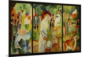 Grosser Zoologischer Garten Canvas.-August Macke-Mounted Giclee Print