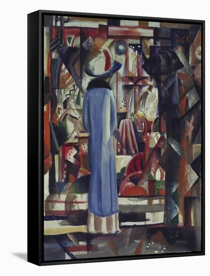 Grosses Helles Schaufenster, 1912-Auguste Macke-Framed Stretched Canvas