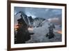 Grossglockner Mountain at Dawn, Hohe Tauern National Park, Austria, July 2008-Lesniewski-Framed Photographic Print