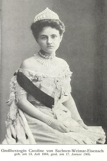 'Großherzogin Caroline, Sachsen Weimar Eisenach' Giclee Print