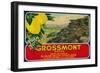 Grossmont Lemon Label - El Cajon, CA-Lantern Press-Framed Art Print