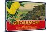 Grossmont Lemon Label - El Cajon, CA-Lantern Press-Mounted Art Print