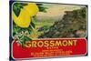 Grossmont Lemon Label - El Cajon, CA-Lantern Press-Stretched Canvas