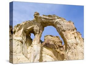 Grosvenor Arch in Grand Staircase, Escalante National Monument, Utah, USA-Diane Johnson-Stretched Canvas