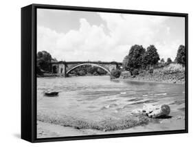 Grosvenor Bridge-null-Framed Stretched Canvas