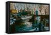 Grosvenor Dock, 2001-Lee Campbell-Framed Stretched Canvas
