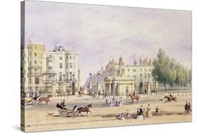 Grosvenor Gate and the New Lodge, 1851-Thomas Hosmer Shepherd-Stretched Canvas