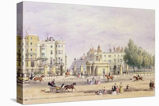 Grosvenor Gate and the New Lodge, 1851-Thomas Hosmer Shepherd-Stretched Canvas