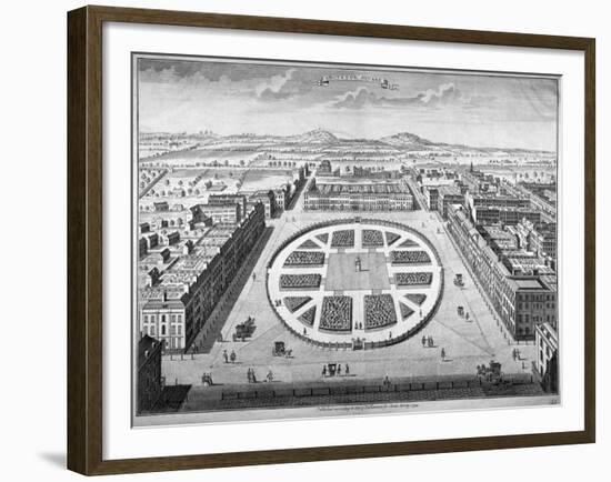 Grosvenor Square, Westminster, London, 1754-null-Framed Giclee Print
