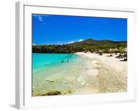 Grote Knip Beach, Curacao, Netherlands Antilles, West Indies, Caribbean, Central America-Michael DeFreitas-Framed Photographic Print