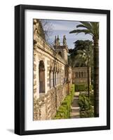 Grotesque Gallery in Reales Alcazares Gardens (Alcazar Palace Gardens), Seville, Spain-Guy Thouvenin-Framed Photographic Print